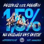 Przekaż 1,5% podatku na rozwój RKS Okęcie Warszawa KRS 0000021958 - RKS Okęcie Warszawa