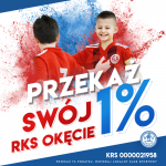 Przekaż 1% podatku na rozwój RKS Okęcie Warszawa KRS 0000021958 - RKS Okęcie Warszawa