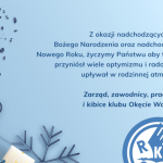 Wesołych i zdrowych Świąt Bożego Narodzenia oraz Szczęśliwego Nowego Roku! - RKS Okęcie Warszawa
