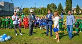 Otwarcie nowego boiska - podsumowanie uroczystości z 2 września 2023 r. - RKS Okęcie Warszawa